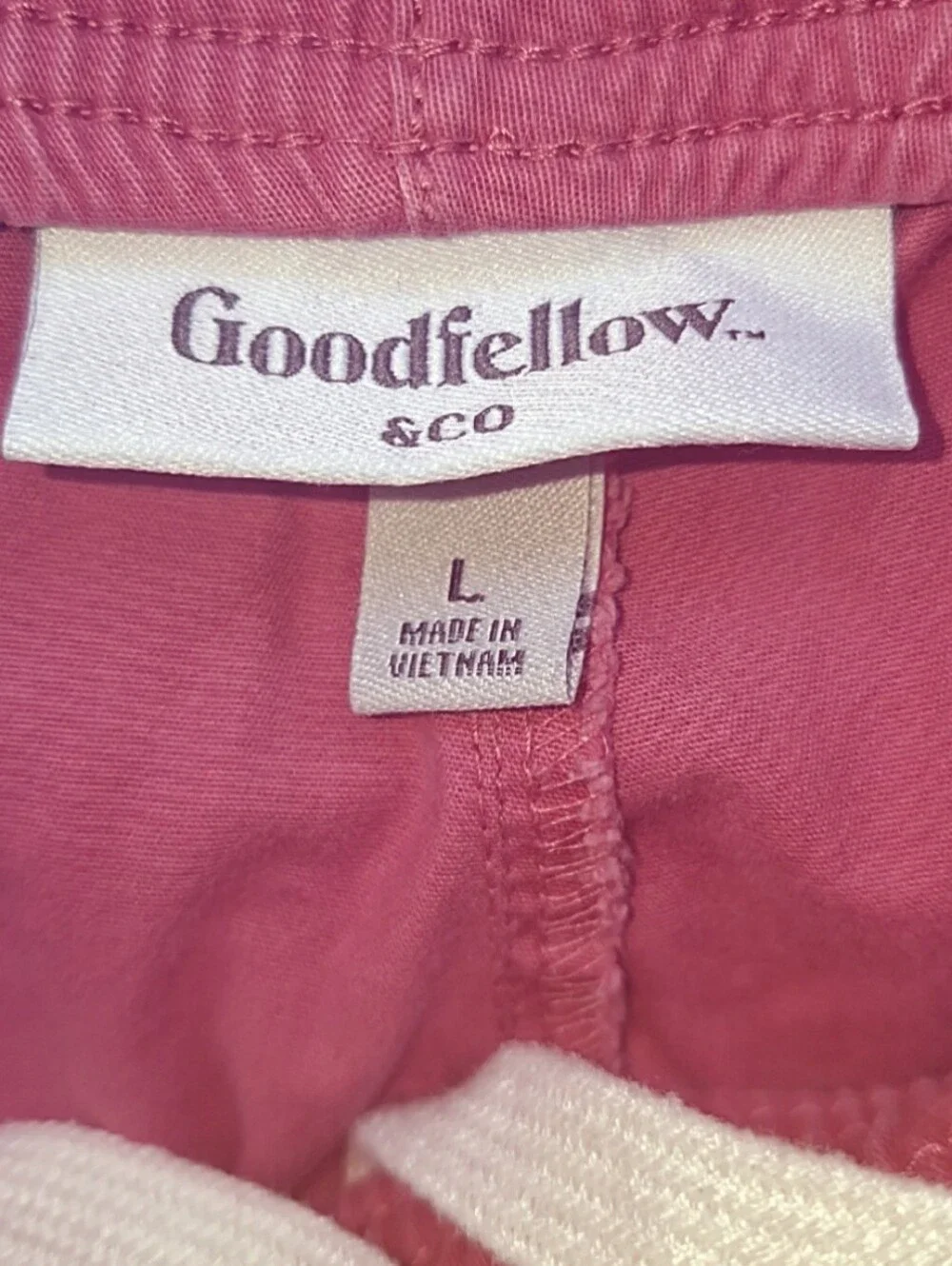 Goodfellow & Co Pink Drawstring Swim Trunks